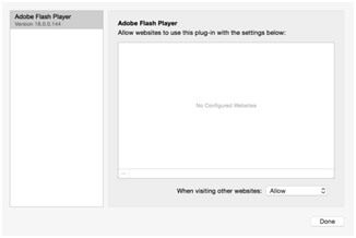 how to enable adobe flash player safari